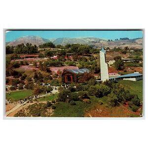 Wayfarers' Chapel Portuguese Bend CA 1962 Postcard Scenikrome Golden West